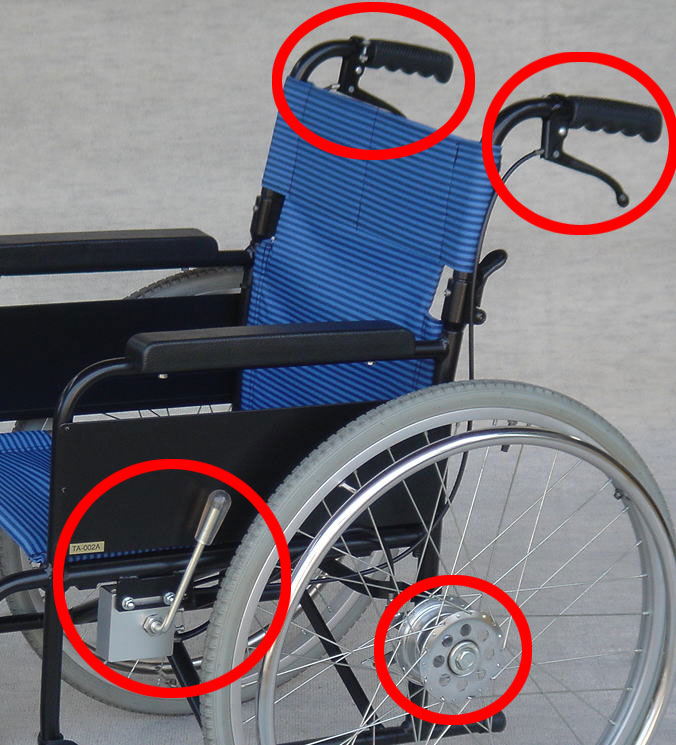 本人用駐車減速左
