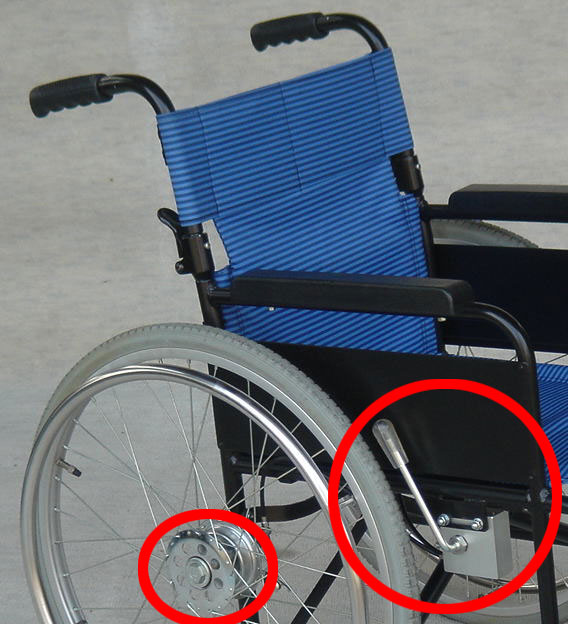 本人用駐車ブレーキ右