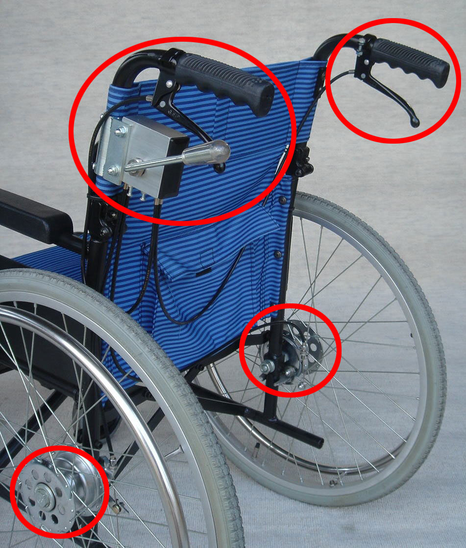 介助者手元駐車減速左
