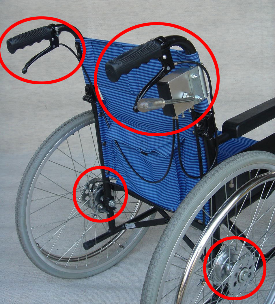 介助者手元駐車減速右