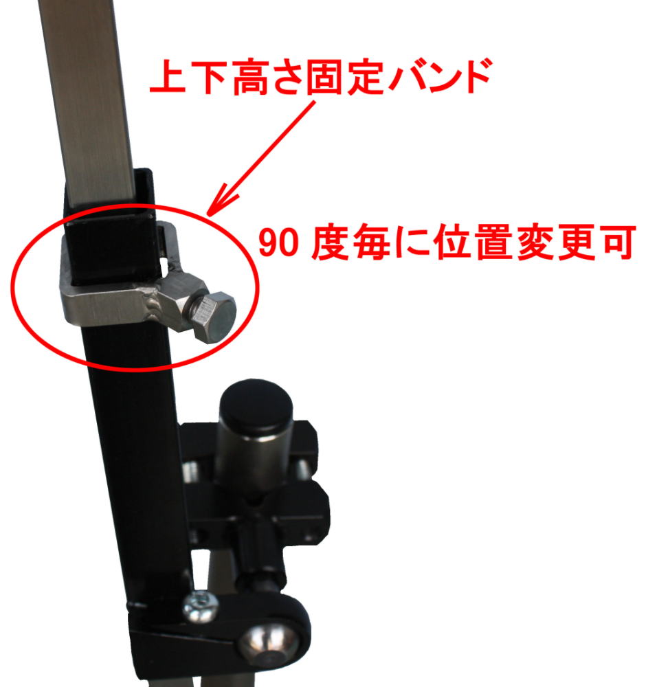 バンドの向き